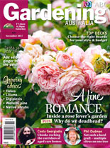 Gardening Australia magazine cover November 2017