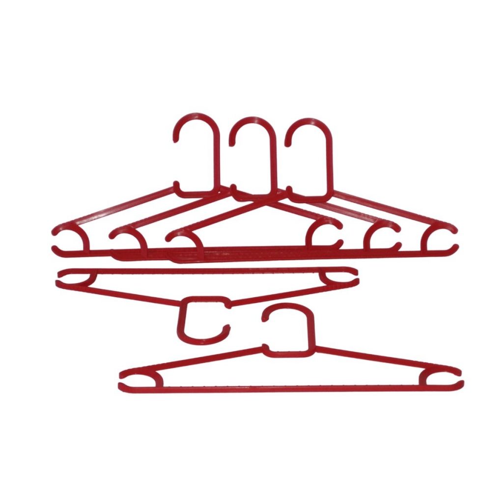 Coat Hanger Kids Pk5 Red Homeleisure