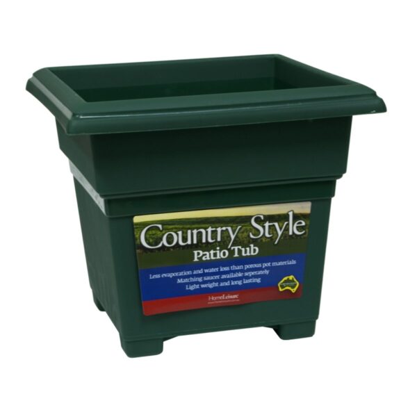 Patio Tub 220mm Green - Image 2