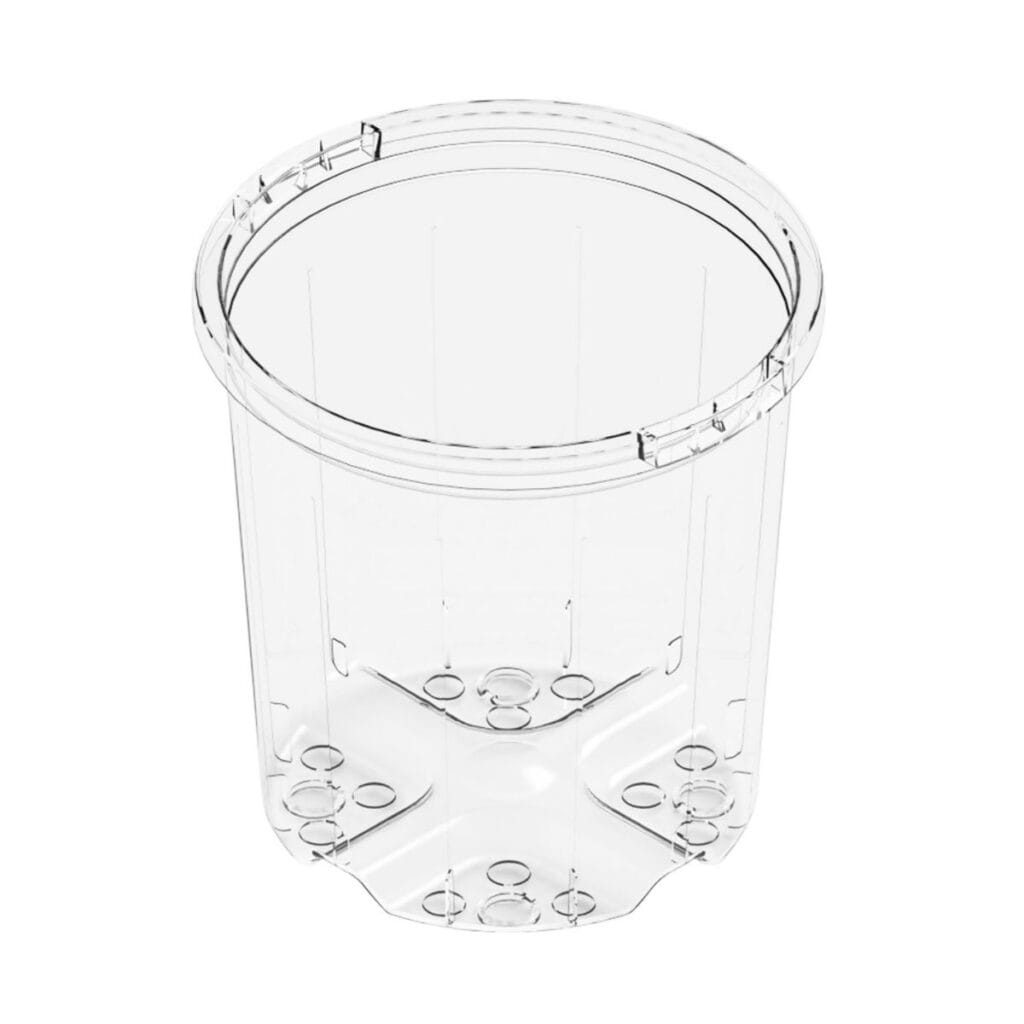 REKO Pot Round 100mm Clear Homeleisure reko-pot-round-100mm-clear-homeleisure