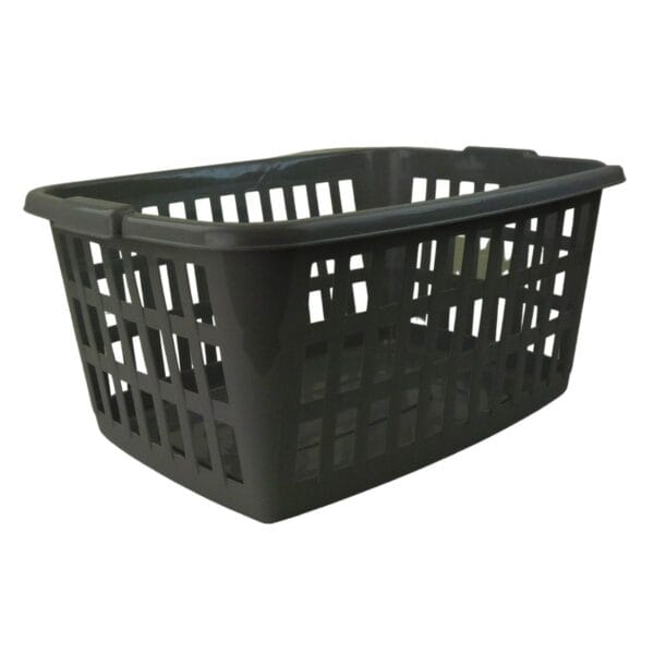 Rectangular Laundry Basket 45L Grey