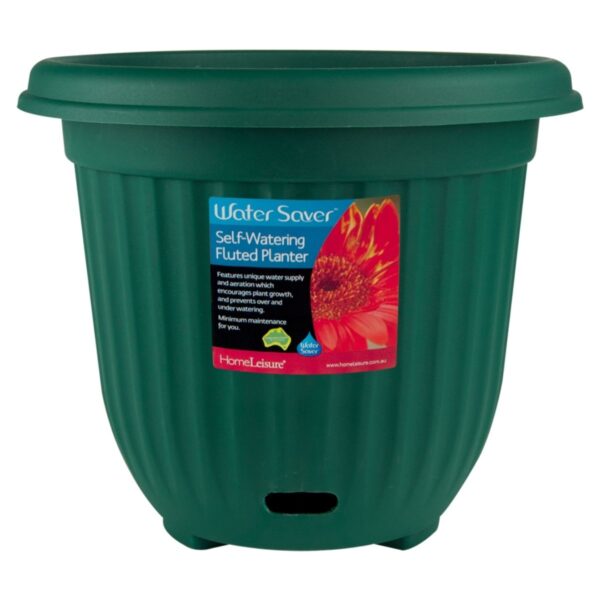 WaterSaver Round Fluted 400mm Green