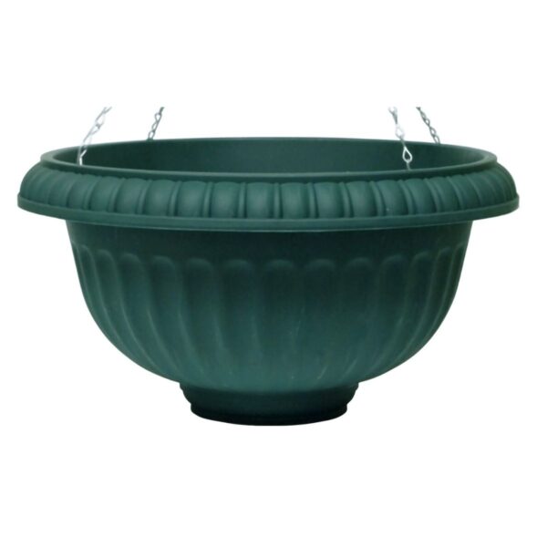 Hanging Basket 440mm Green Home Leisure