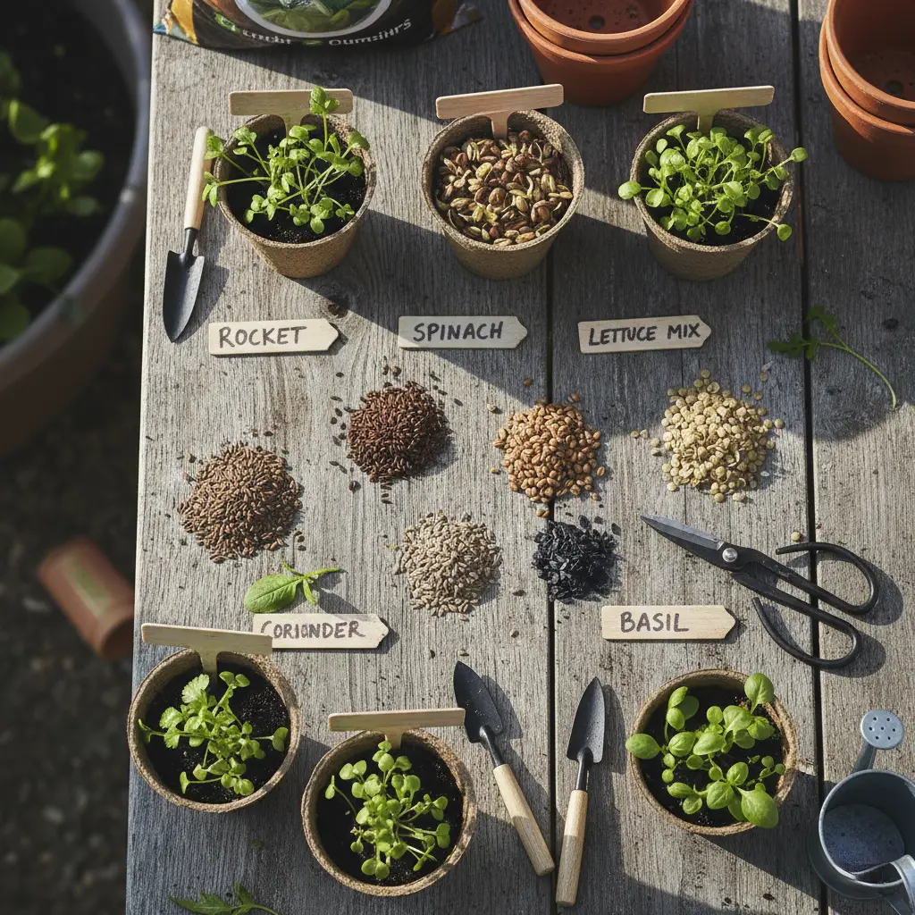 Chunky aerated potting mix with perlite and bark, in a watering-ready pot—hands filling a WaterSaver pot on a balcony.