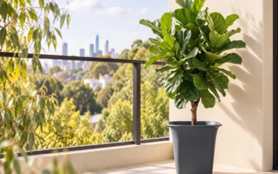 How to Give a Small Corner More Life with a Tall Planter
